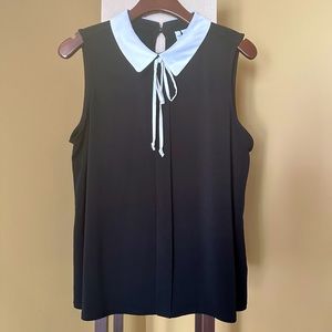 Elle Sleeveless Blouse in Black